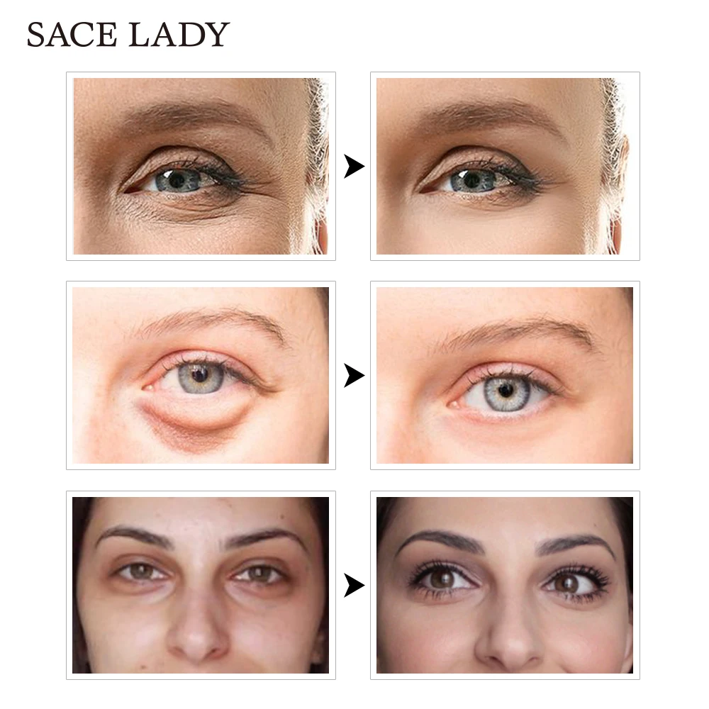 SACE LADY крем для глаз темных кругов отбеливающий увлажняющий улиточный уход за
