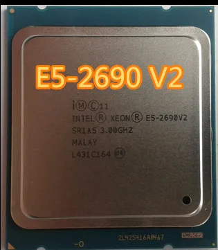 

Intel E5-2690 V2 e5 -2690 V2 Processor SR1A5 3.0Ghz 10 Core 25MB Socket LGA 2011 Xeon CPU E5 2690 V2