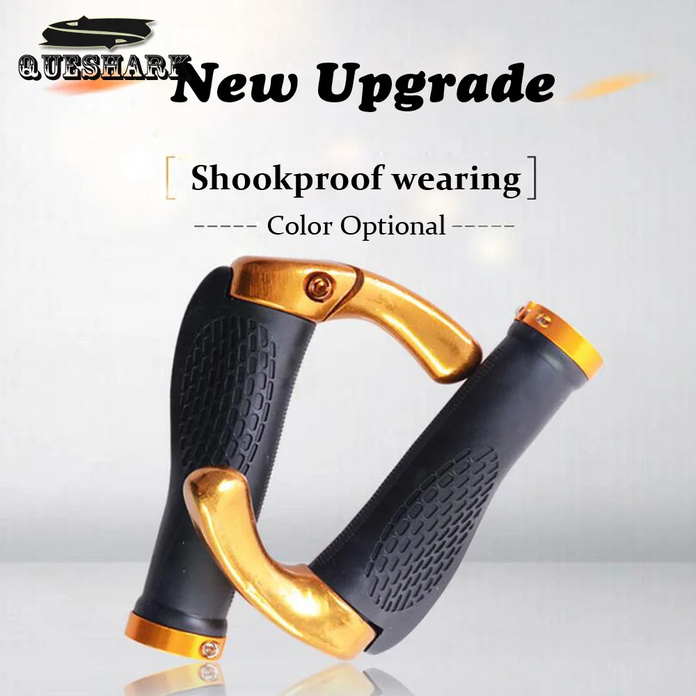Colorful Durable Anti slip Rubber Aluminum Alloy Integrated BikeBicycle Handlebar Mountain Bike Handlebar Parts Bicycle Crips