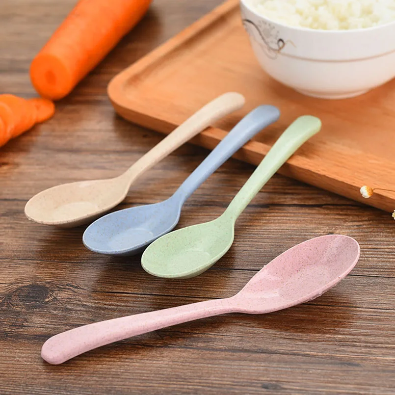 

1PC Plastic Spoon With Long Handle Ice Spoon Coffee Spoon Tea Home Kitchen Tableware Spoons Iced Cream Tea Baby Feeding Cutlery