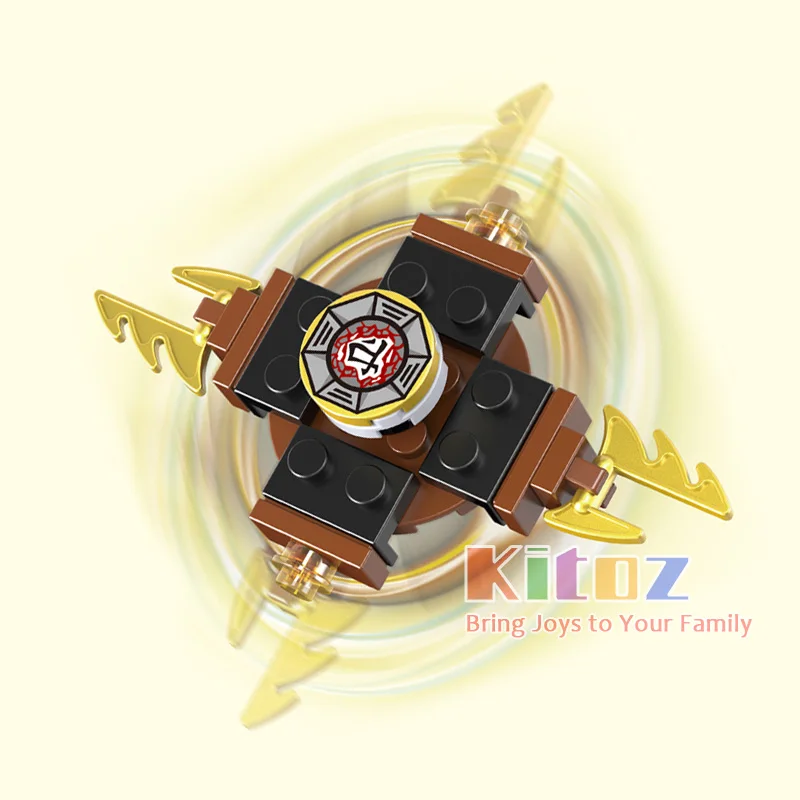 4 шт Phantom Ninja Buildable Finger Spinner DIY Ручная игрушка Spiner Cole Zane Morro Wrayth Ghost Warrior пластиковая