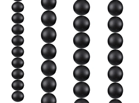 

Quality Black Onyx Round Stone Beads 15" Strand 3 4 6 8 10 12 MM Pick Size For Jewelry Making