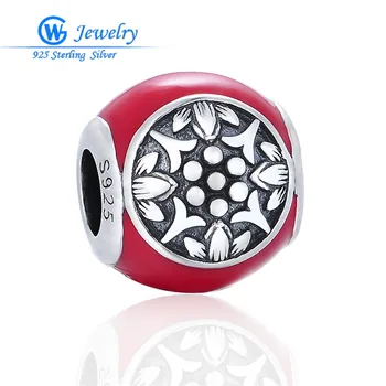 

925 Sterling Silver Chinese Style Charms fit Original Bracelets Pendants Women DIY Accessories berloque GW Jewelry D188H20