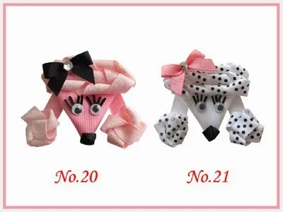 Маленький волосы бант 16 шт. hairbow grosgrain ленты hair bows с зажимом для девочек аксессуары для волос