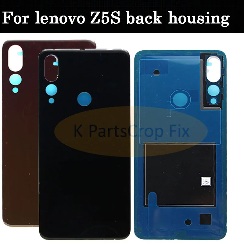 100% оригинальный задний корпус для Lenovo Z5s задняя крышка аккумулятора дверь