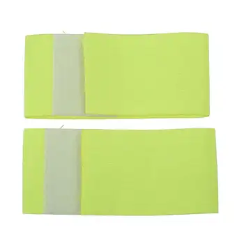 

2x Elastic C Prints Football Soccer Player Captain Armband Green #8