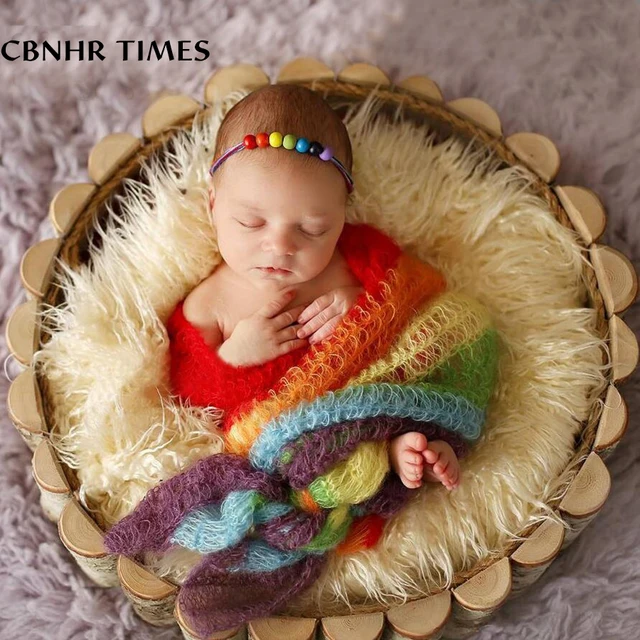 40*150cm newborn photography props blanket baby wrap infant shooting
