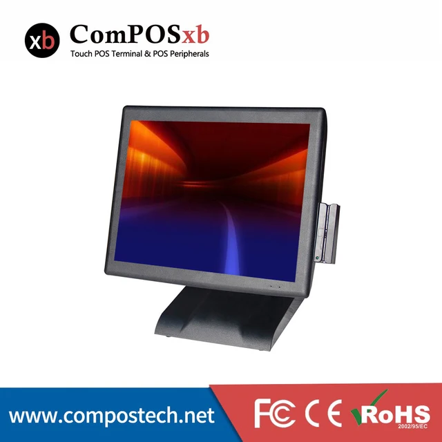 The cheapest 15 inch touch screen pos machine all in one pos system pos