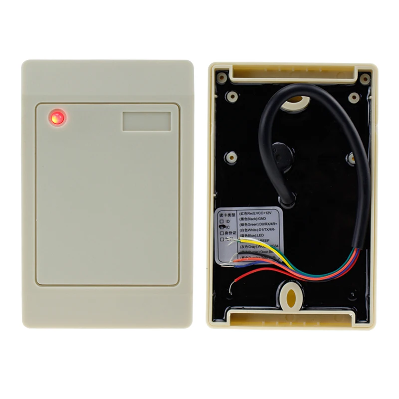 IP65 Водонепроницаемый ABS RFID считыватель карт доступа 125 кГц/13 56 МГц карточка ключ