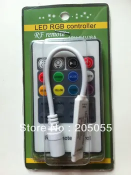 

5pcs/lot Mini 20 Key RF Remote Controller 4 Pin For RGB 3528 5050 LED Strip Lights 12V-24V