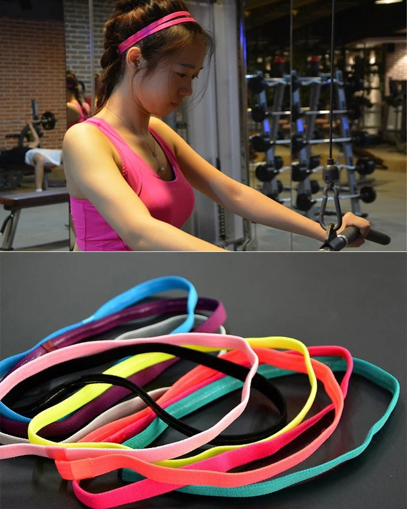 

1Pcs Headband Yoga Hair Bands Sports Headband Women Men Sport Anti-slip Elastic Sweatband Exercise Headband Yoga Accessories