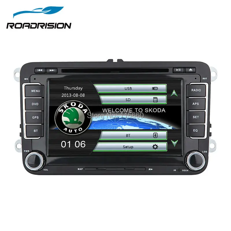 Автомобильный DVD плеер RoadRision с GPS навигацией и Bluetooth для VW Volkswagen Jetta Polo CC Bora Golf Tiguan