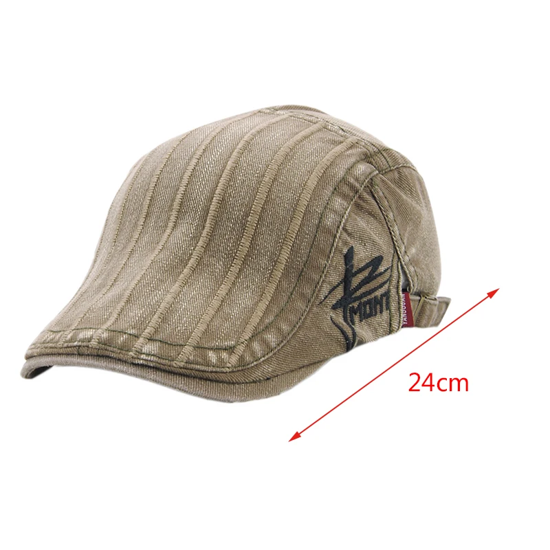 JAMONT Повседневное Snapback шапка с козырьком полосатый береты шляпа из материала на основе хлопка Кепки s стиль; Новинка; в стиле ретро; в Стиль Кепки, бежевый