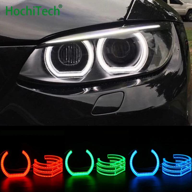 for For BMW 3 Series E90 E92 E93 M3 Coupe cabriolet 07 13 RGB Angel Eyes DTM style Multi color