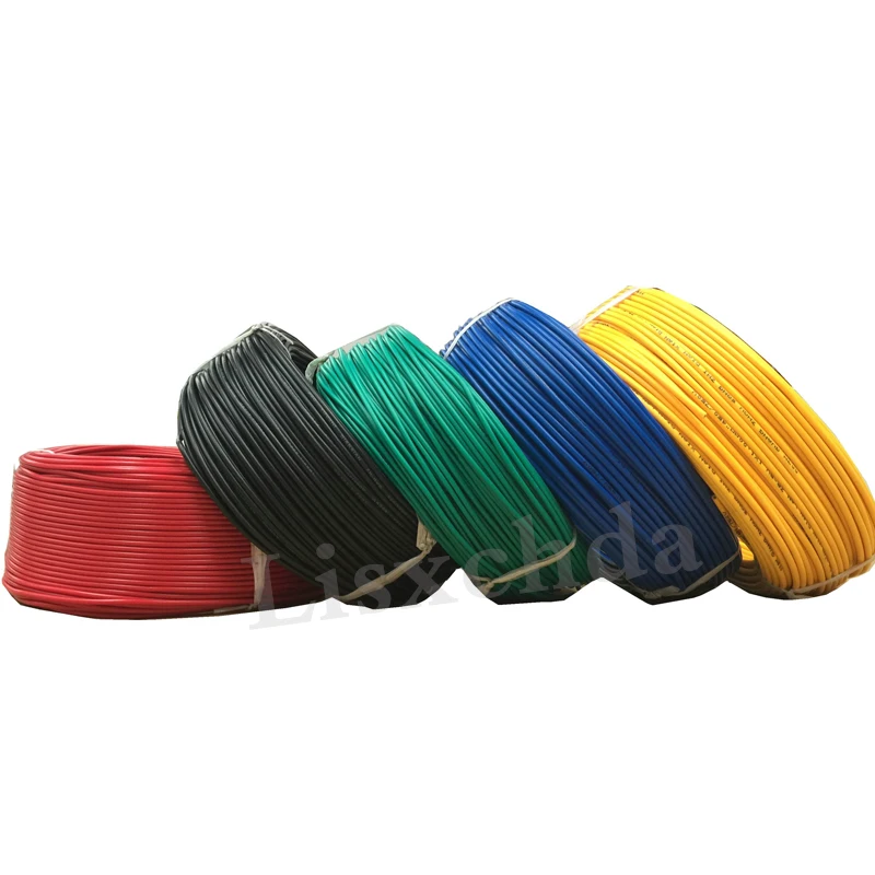 

Free shipping Bulk 1pin 5 metres super flexible 22AWG PVC insulated Wire Electric cable, LED cable, DIY Connect 7 color choose