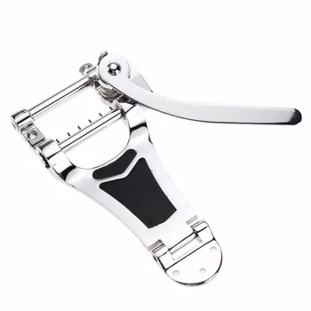 

New Chrome Hollowbody Archtop Tremolo Bridge & Tailpiece for Guitar high quality