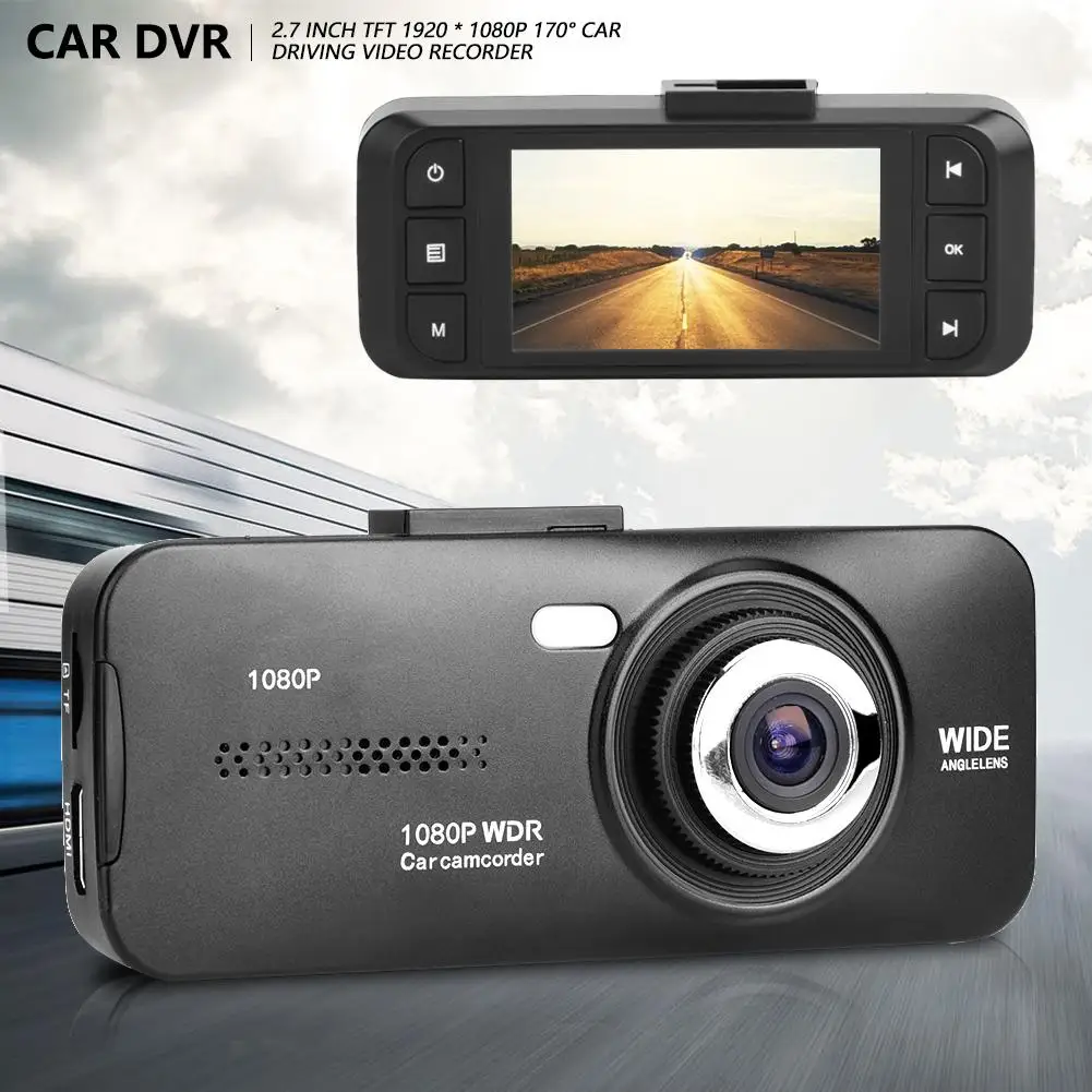 2,7 дюймов TFT 1920*1080 P 170 автомобиль тире cam зеркало заднего вида DVR Камера Вождение видео рекордер автомобильные аксессуары автомобиль тире cam era