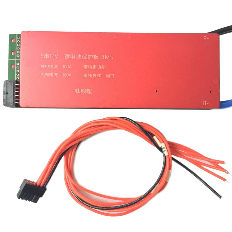 LTO Battery BMS 5S 12V 80A 100A 200A Lithium Titanate Battery Circuit Protection Board BMS PCM for LTO Battery Pack Same Port LTO Battery BMS 5S 12V 80A 100A 200A Lithium Titanate Battery Circuit Protection Board BMS PCM for LTO Battery Pack Same Port