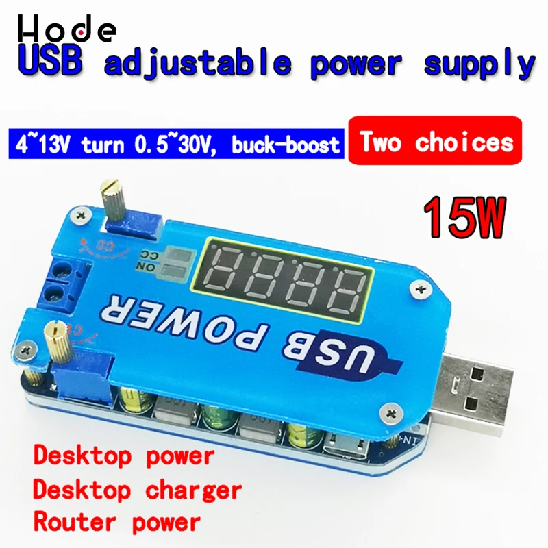 DP2 15 Вт регулируемый DC-DC CC CV USB 5 В до 3,3 В 9 в 12 В 24 в 30 в повышающий/понижающий модуль питания Регулируемый повышающий понижающий преобразователь 0
