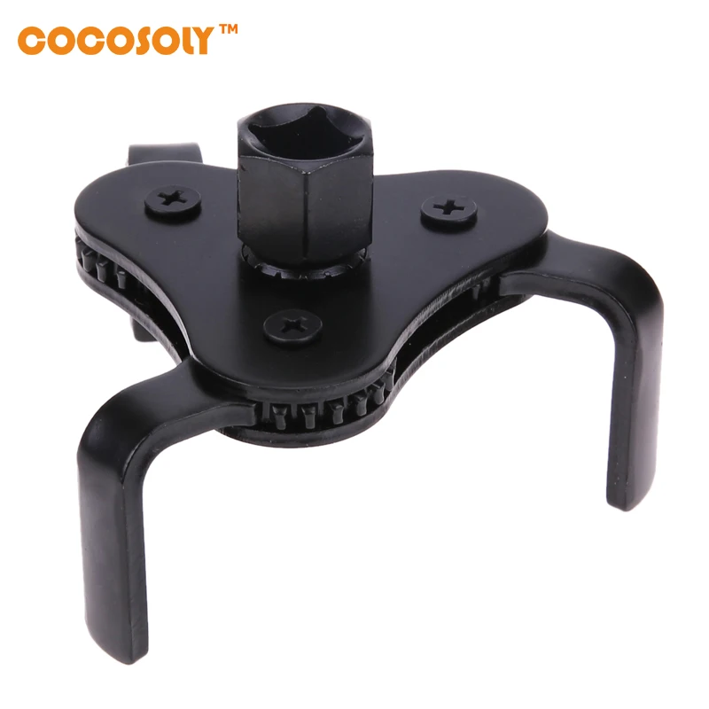 

62-102mm Alloy Auto Car Repair Tools Adjustable Two Way Oil Filter Wrench Tool with 3 Jaw Remover Tool for Cars Trucks