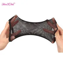 1 шт. рыбы волос чистая мода растягивающаяся сетка парик Кепки черный ткацкие Черный Бежевый Сетка для парика делая Кепки s сетки для волос плотная