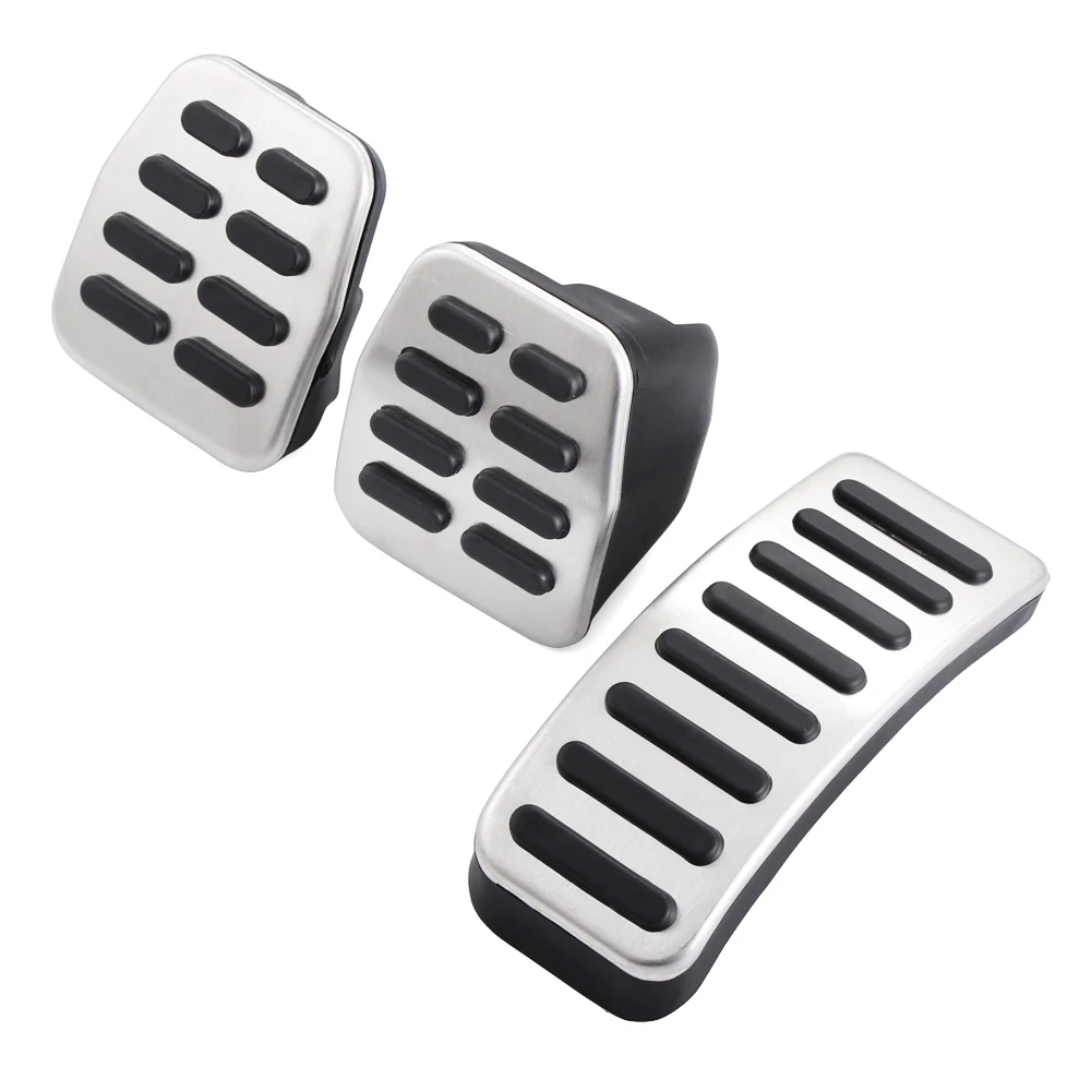 

Newest Stainless Steel Gas Brake Pedal MT/AT Pedal cover For Volkswagen VW Polo Bora Lavida Golf MK4 New Jetta Santana Beetle