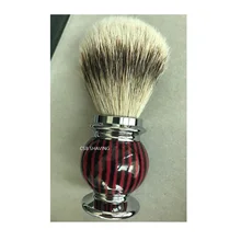 Csb высокое качество Silvertip барсук волос 20 мм Кисточки для бритья Усы Борода бритья мокрый инструмент ручкой смолы Парикмахерская Салон