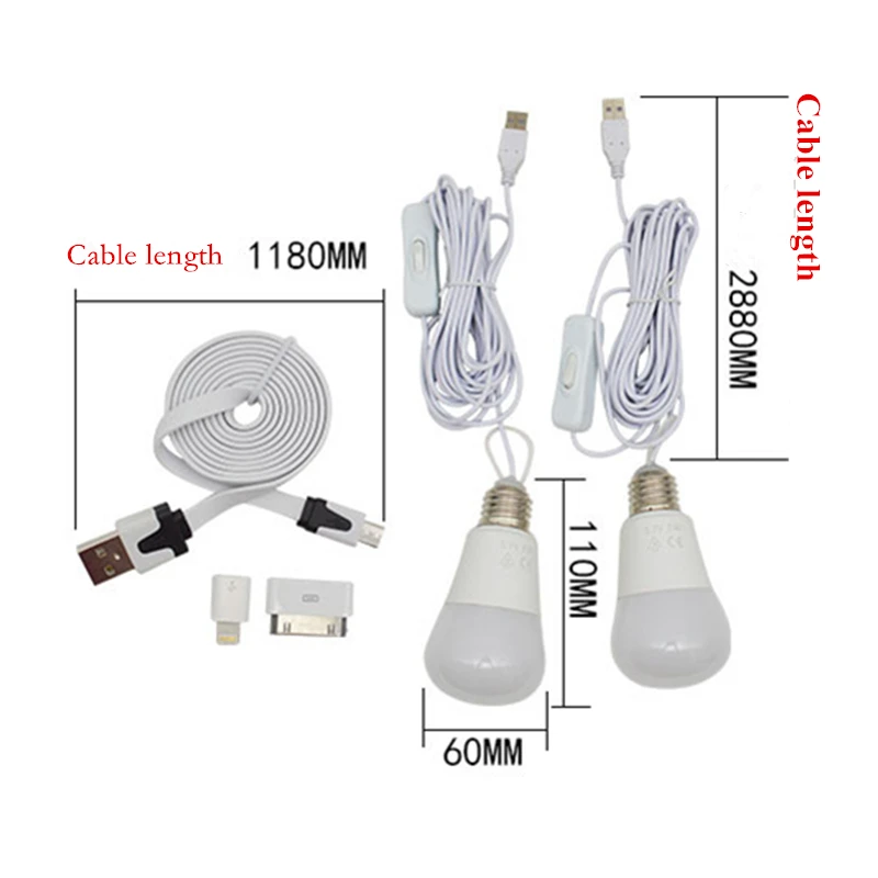 Geração de Energia Carregamento do Telefone Móvel + 2led Solar Terno Móvel Fotovoltaica Barraca Acampamento Eemergency Lâmpadas Cabo Usb Luz 7 High Quality light solar