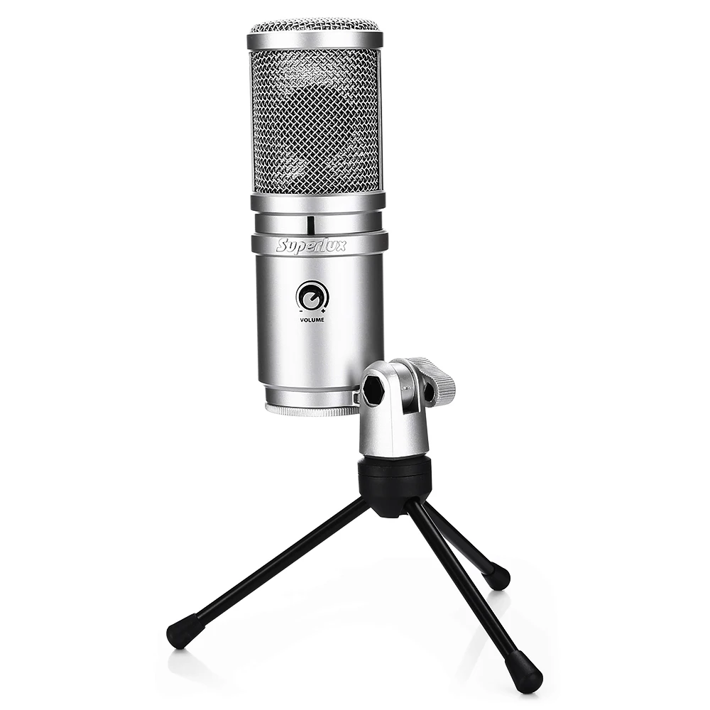 calendar Put up with noodles Quality Superlux E205U USB studio microphone condenser microphone  professional for broadcasting and recording with table stand|Microphones| -  AliExpress