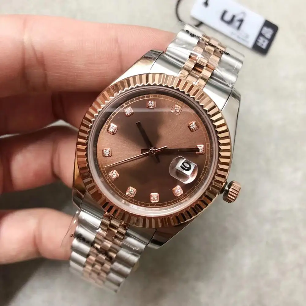 

2019 new best-selling 41MM rose gold dial top men's watch Date series m126331 AAA+ high quality original gold watch luxury watch