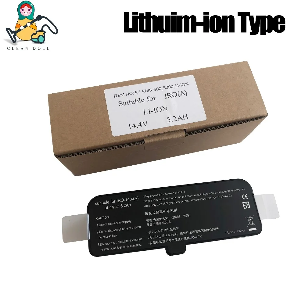 

CLEAN DOLL 5200mAh Li-ion Replacement battery for iRobot Roomba 500 530 555 620 650 700 770 980 780 880 870 battery roomba