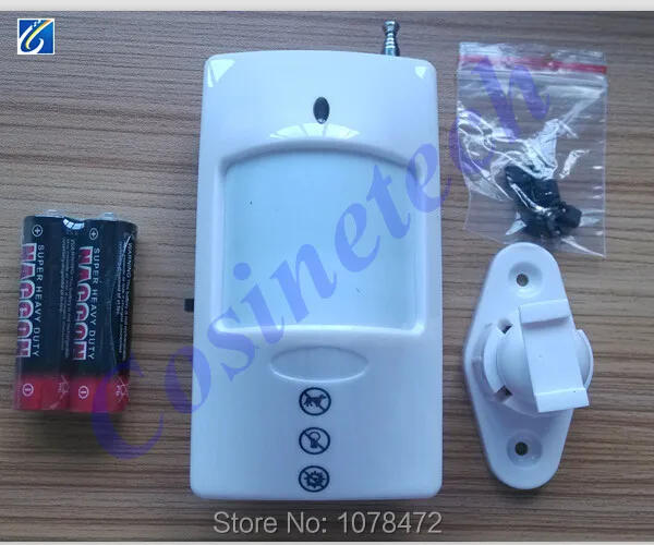 

Wireless Pet Immune infrared Motion Detector / Wireless PIR Sensors Pet friendly PIR Detector for alarm system