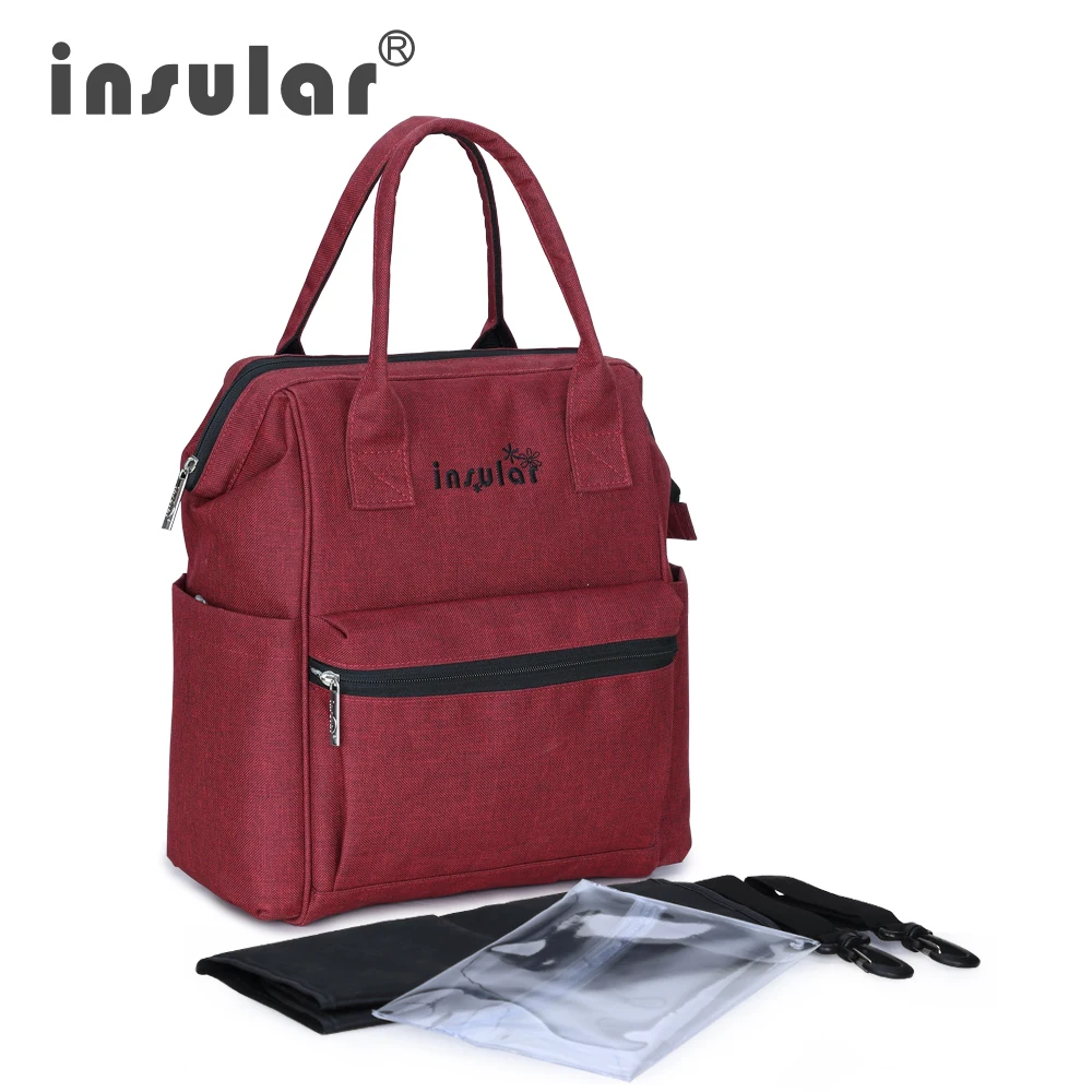 Us 24 29 25 Off New Style Insular Multifunctional Baby Diaper Bag Backpack Fashion Mommy Waterproof Ny In Bags From