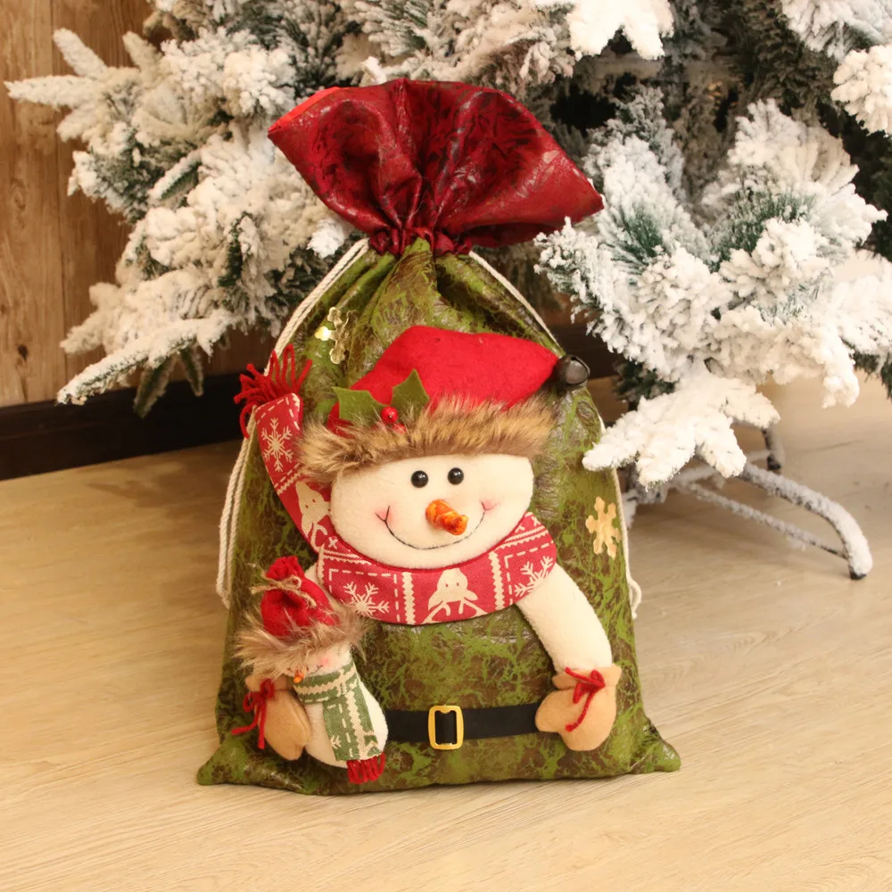 Buy Christmas Gift Bags Holders Small Santa Claus Gift