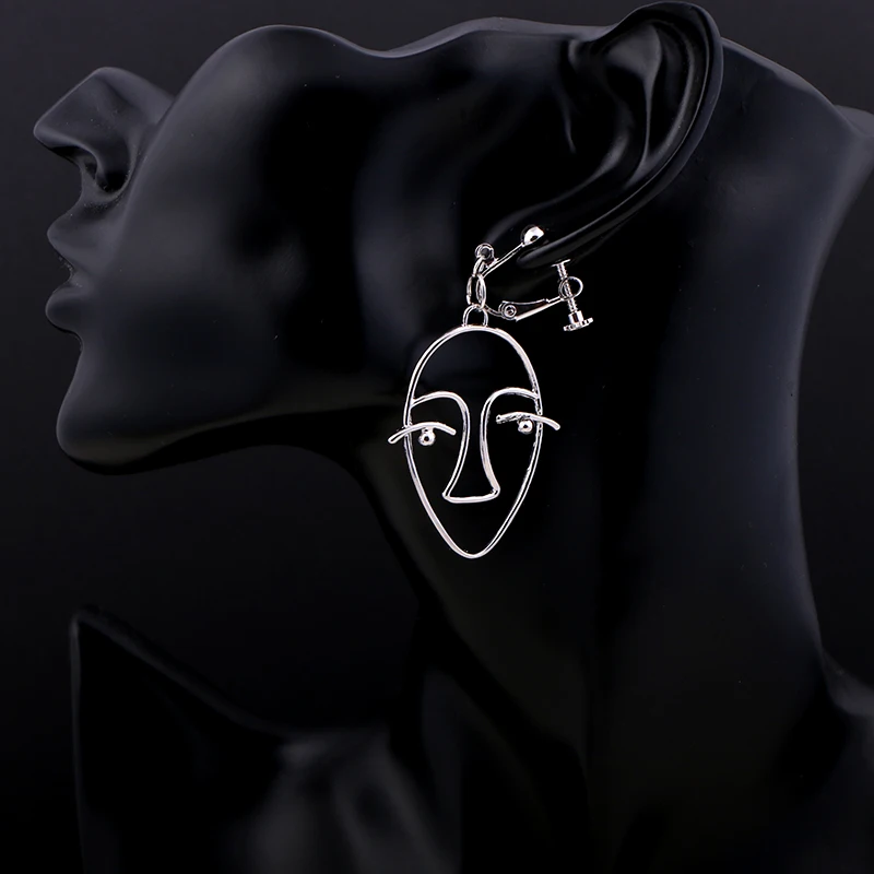 Женские серьги клипсы без отверстий металлические пирсинга ювелирные изделия