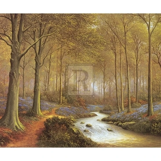 Bluebell Walk Poster Print by Eric Forse (34 x 24)
