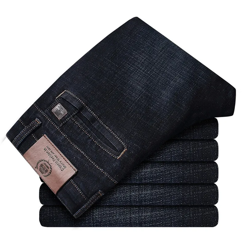 

Nianjeep 2017 Autumn Winter Thicken Smart Casual Jeans Men Fashion Denim Trousers Brand Clothing 30-42 Jeans 327B