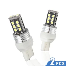 2 шт. 15SMD 6000k 1156 1157 T20 обратный задний фонарь светодиодный автомобильный стоп-сигнал сигнальная лампа 12V красный, белый автомобильные аксессуары