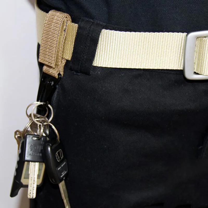 Buy Outdoor tactics nylon tape hooked belt hooked belt climbing buckle eagle