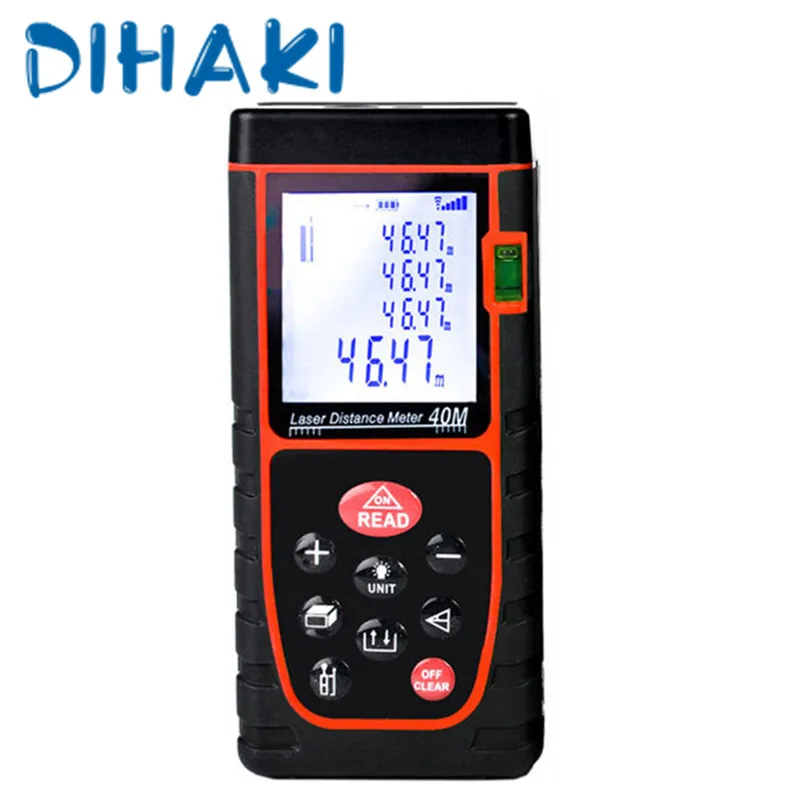 

40m 60m 80m Handheld Laser Range Finder Infrared Measuring Instrument High Precision Measuring Room Electronic Ruler