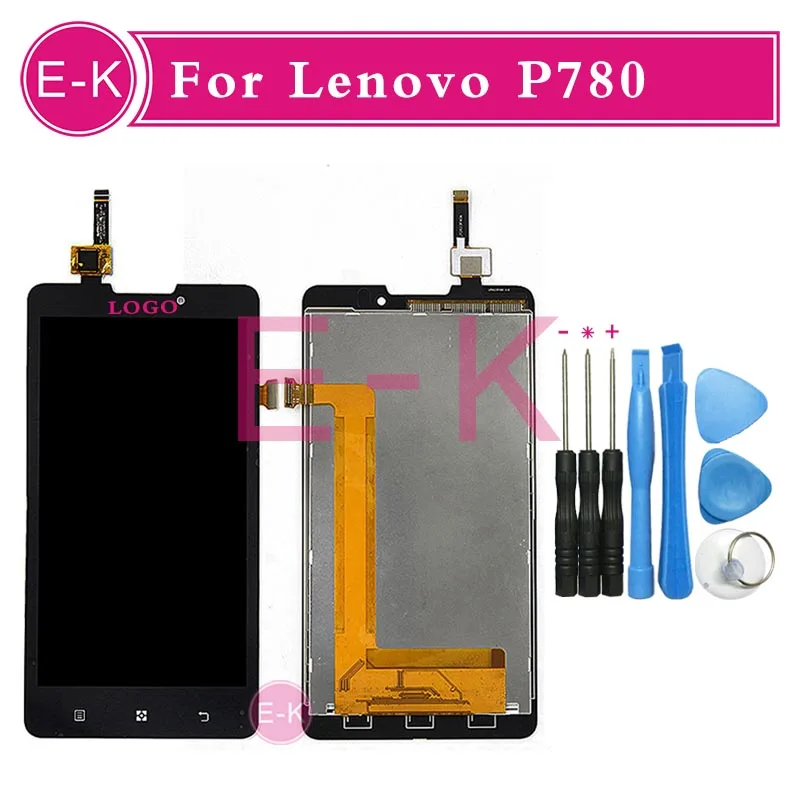 

Original 5.0" For Lenovo P780 LCD Display + Touch Screen Digitizer Assembly Replacement + Tools Free Shipping