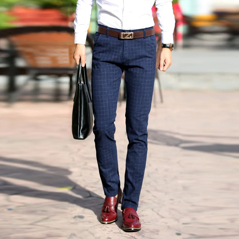 New-England-plaid-pants-dress-pants-men-High-Quality-Stretch-sanding-male-trousers-men-s-winter (2)