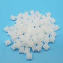 Pièces de rechange de jouets hélicoïdaux, engrenage à pignon de 0.5M, 8 dents, 80.8A 81A 81.5A 082A, modèle de bricolage, engrenages en plastique, trou de 0.8mm-2mm, 10 pièces/lot
