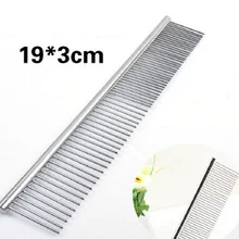 Гребень для волос из нержавеющей стали 19*3 см