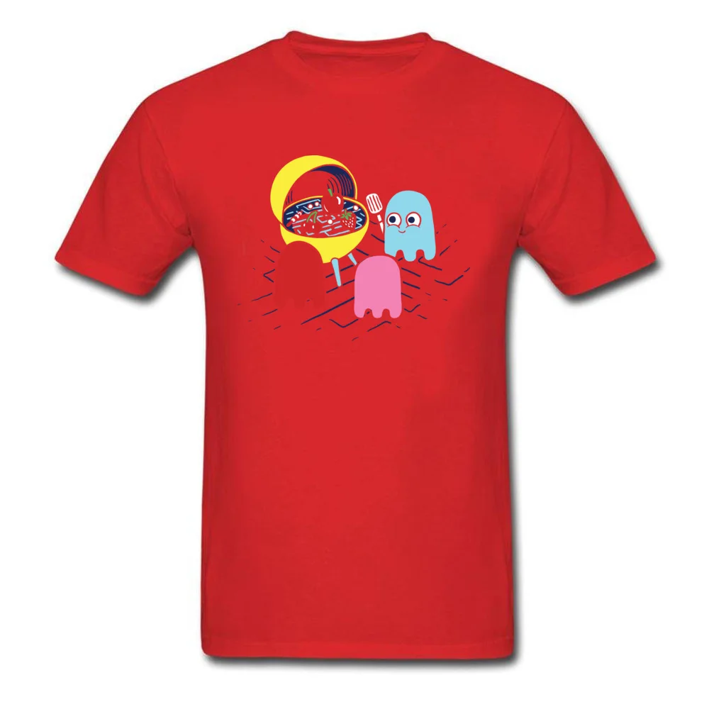 BBQ Time O-Neck T Shirts Father Day Tops & Tees Short Sleeve 2018 Fashion All Cotton Printing Tee-Shirt Simple Style Male BBQ Time red