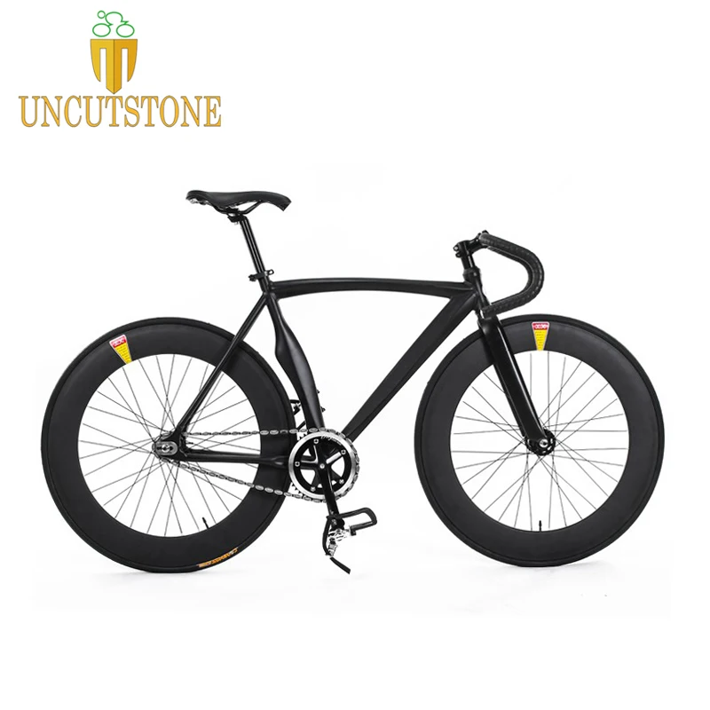 Perfect Fixed Gear Bike 53cm  frame Fixie  bicycle  DIY 700C  Aluminum alloy Bike Track Bike Bicycle 70mm  wheel rim  bike 1