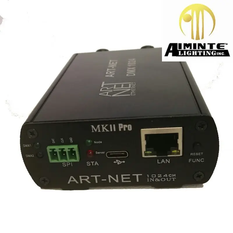 

2-Way DMX Art-Net controller Professional lighting Stage Lighting Control
