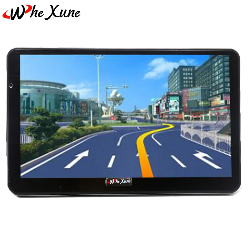 WHEXUNE 2018 New 7 inch HD Touch Screen Portable Car GPS 8GB ROM FM Transmitter MP3/MP4 Video Player Entertainment System | Автомобили и