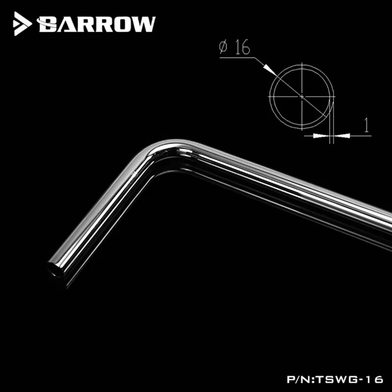Barrow TDWG-14 TSWG-14 TDWG-16 металлическая жесткая трубка 14 мм/16 мм одиночная/двойная 90