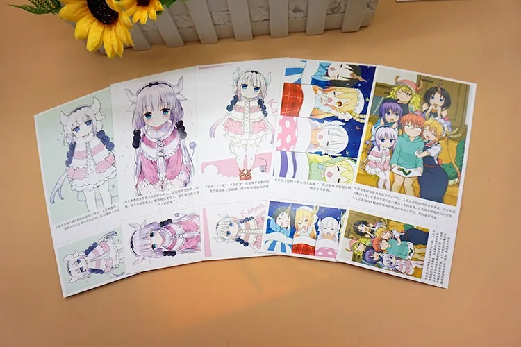 180 шт./компл. аниме Miss Kobayashi's Dragon Maid открытка/открытка для